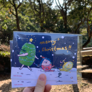 Xmas Postcard 燙金聖誕卡