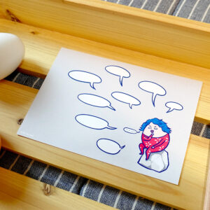 Postcard - The Thinker 思想家